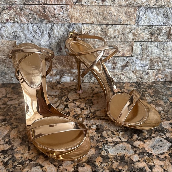 GIANVITO ROSSI
Leather Spice Sandals 95 - Picture 4 of 12